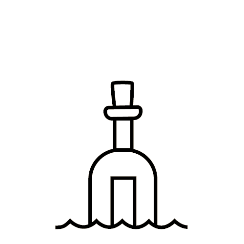 Icon Flaschenpost